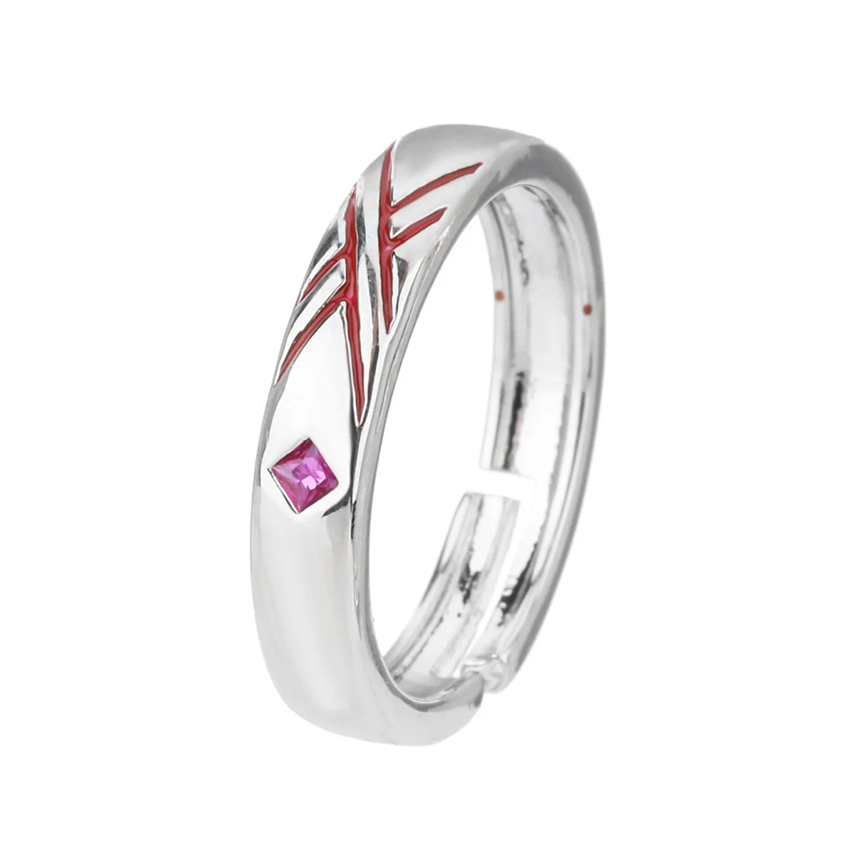 Anime Darling In The Franxx Ring HIRO ZERO TWO Cosplay Adjustable Unisex Couple Lover Rings Jewelry Gift Cosplay Props Accessory