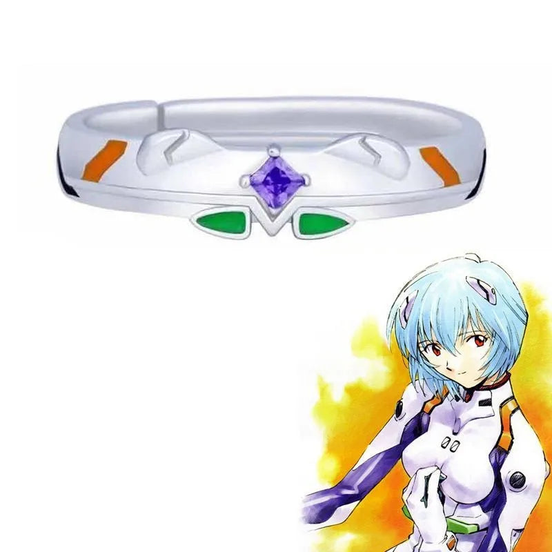 Anime Darling In The Franxx Ring HIRO ZERO TWO Cosplay Adjustable Unisex Couple Lover Rings Jewelry Gift Cosplay Props Accessory