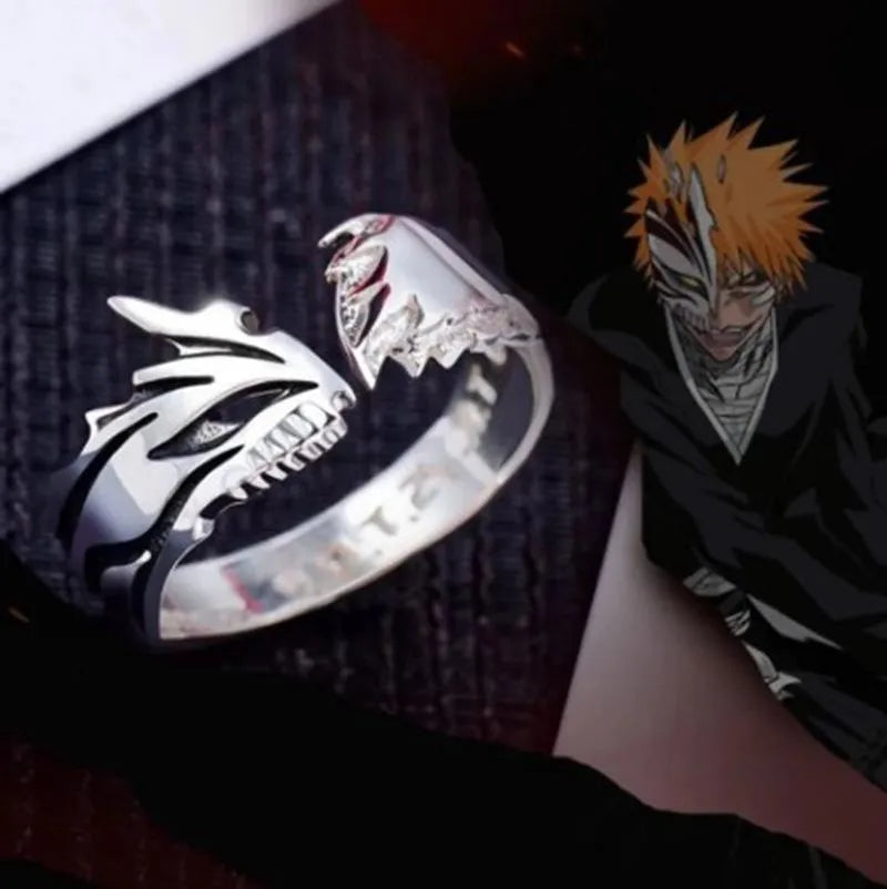 Anime Darling In The Franxx Ring HIRO ZERO TWO Cosplay Adjustable Unisex Couple Lover Rings Jewelry Gift Cosplay Props Accessory